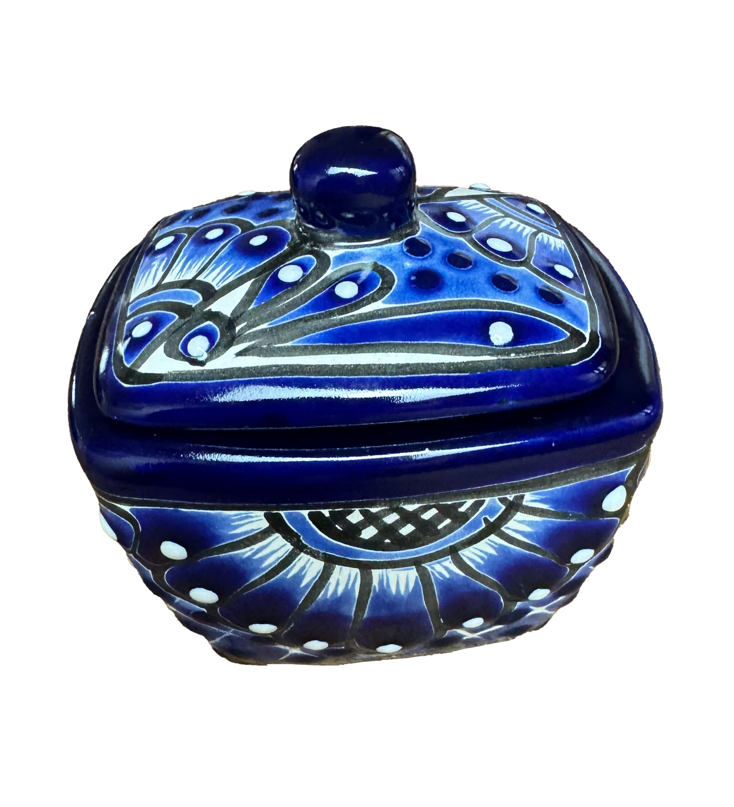 Talavera Rectangle Candle Jar