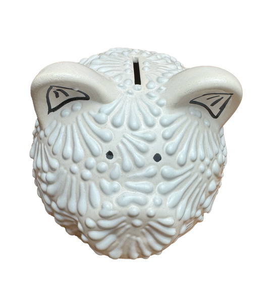 Talavera Piggy Bank - Hand-Painted Ceramic Art