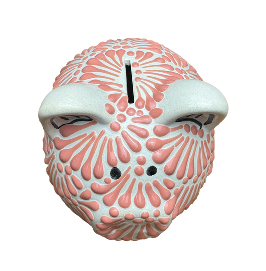 Talavera Piggy Bank - Hand-Painted Ceramic Art