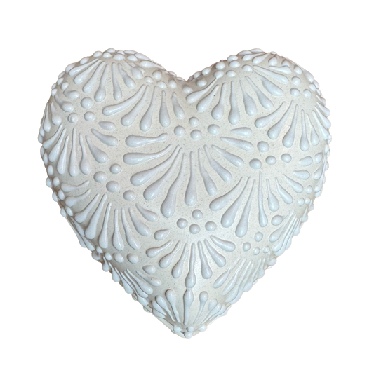 Talavera Heart Jewelry Case Candle